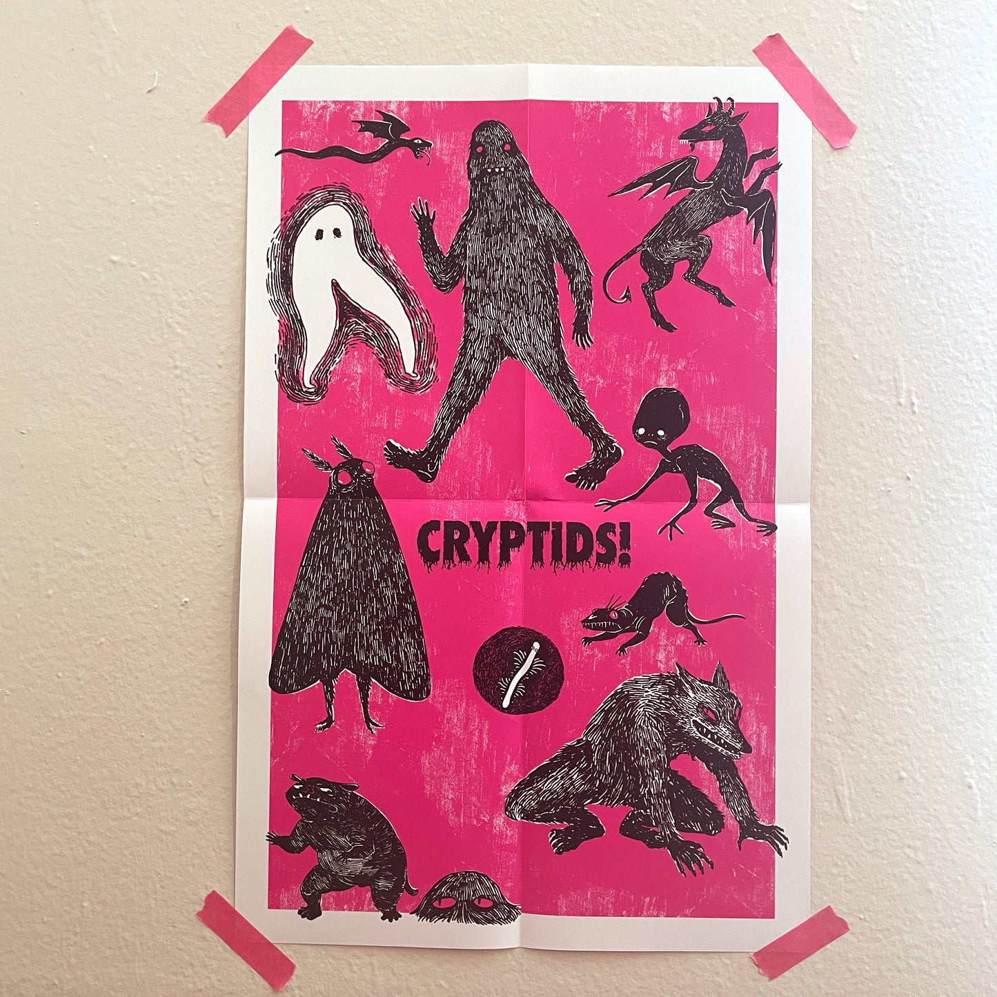 Cryptid Zine - Limited edition signed and numbered with centerfold poster