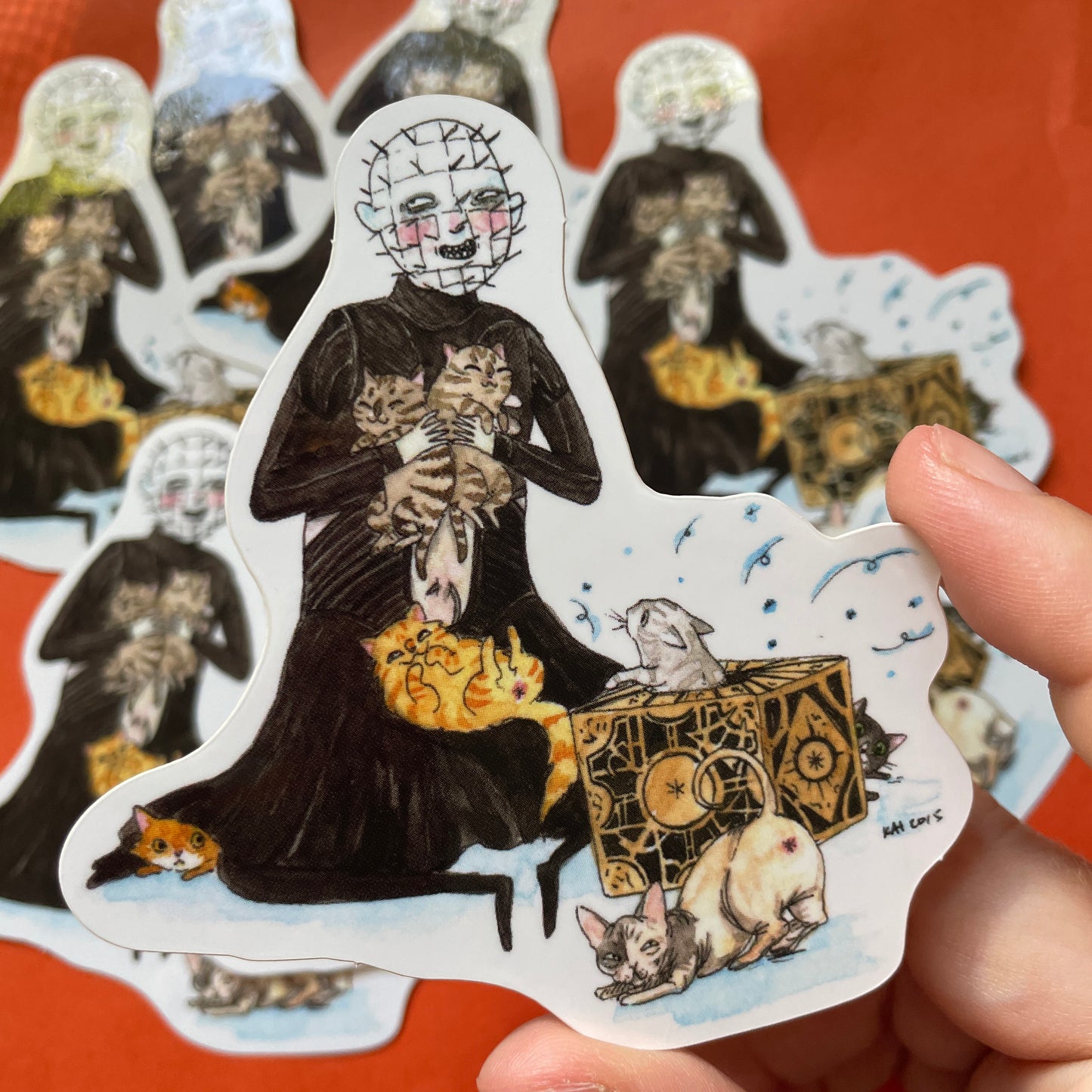 Furraiser 3" Horror Cats Vinyl Sticker