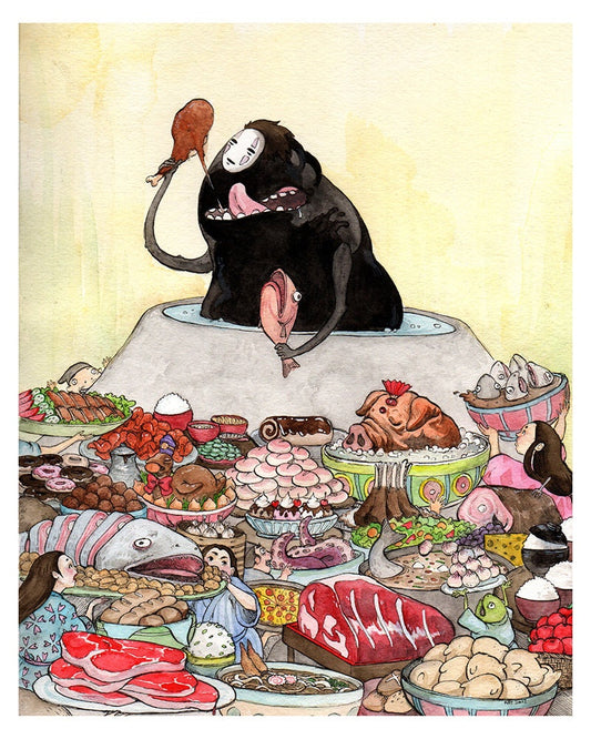 The Spirit Feast - Available in 8x10" and 11x14"