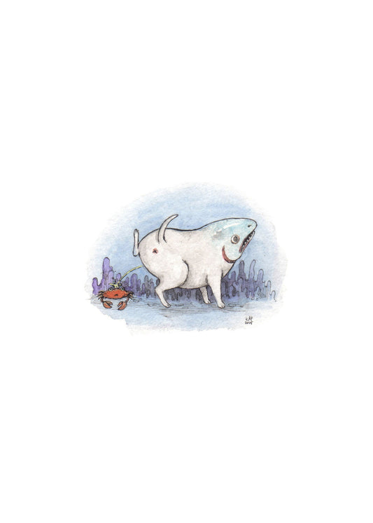 Bad Dog - 5x7" Print