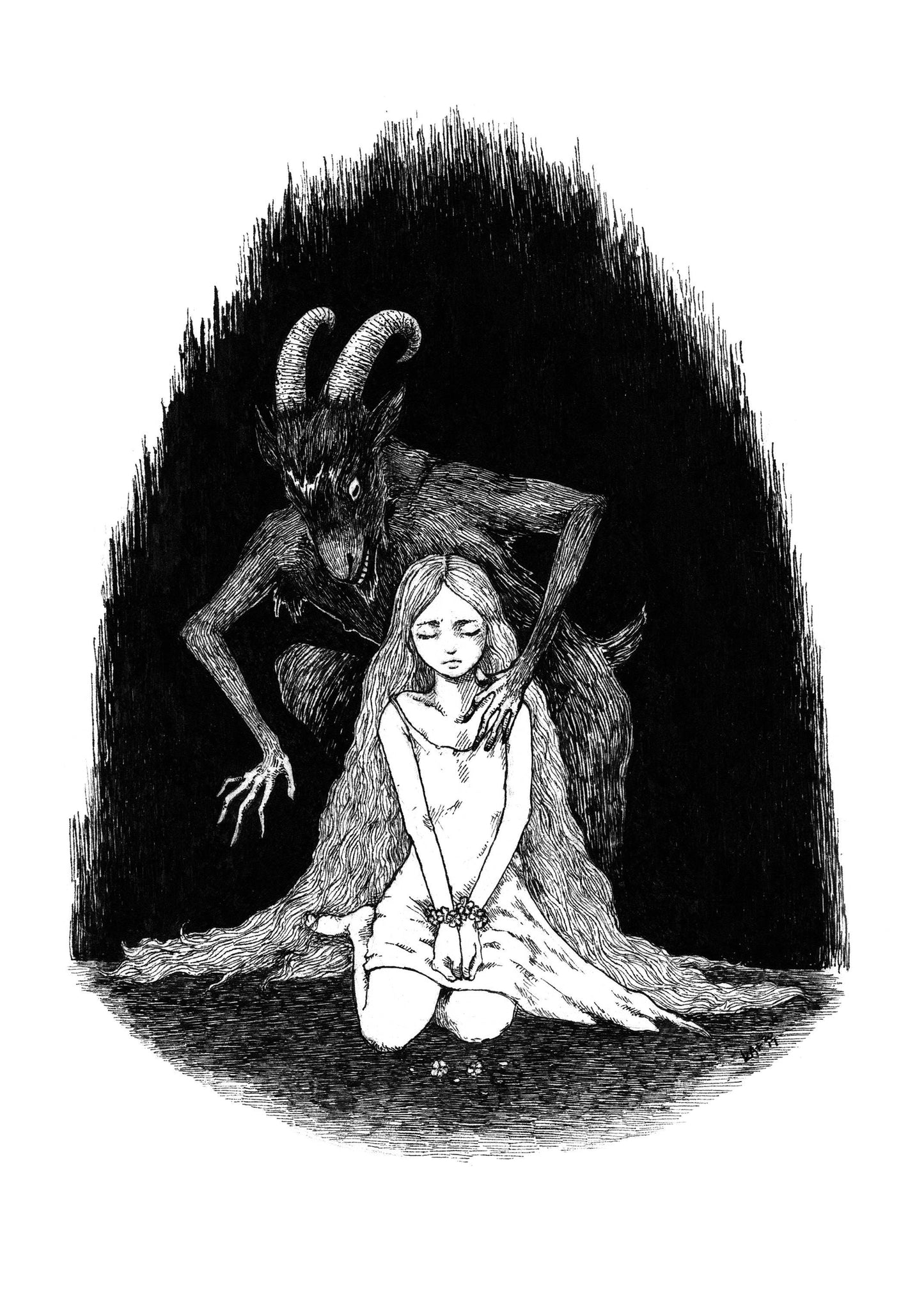 Beastly Whispers - 5x7" Print