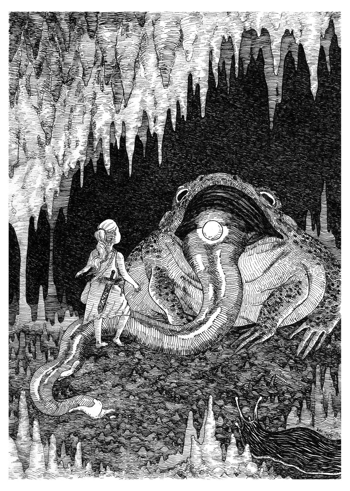 The Frog Pearl - 5x7" Print