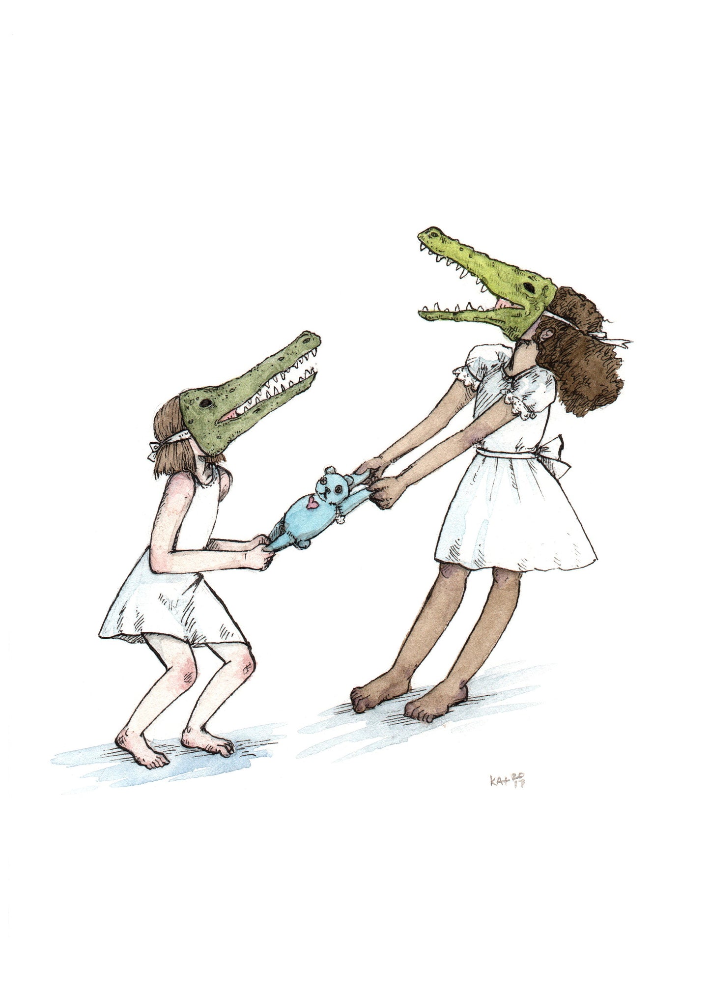 Sibling Rivalry - 5x7" print