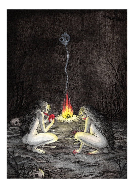 Feral - 5x7"  Print
