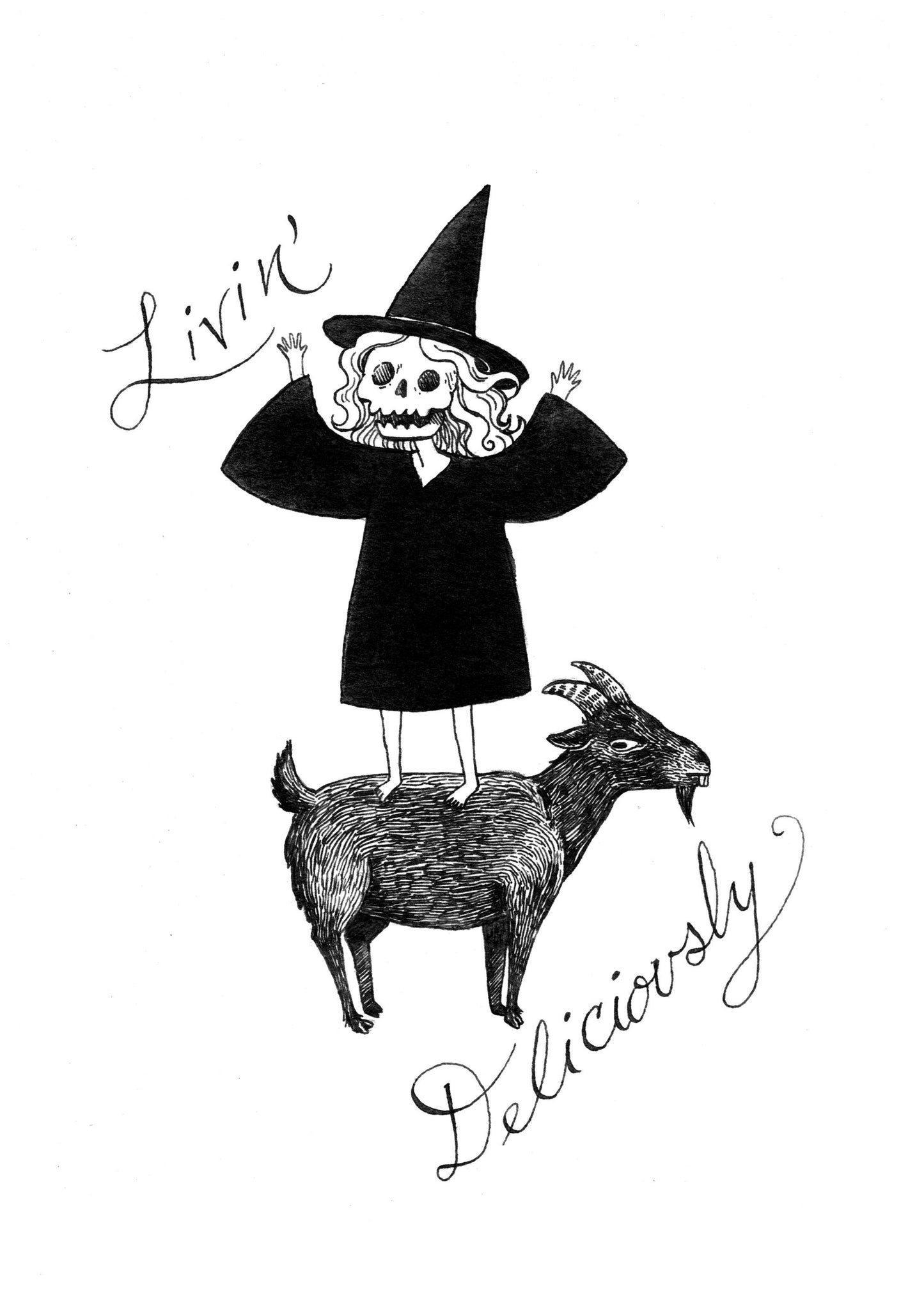 Livin Deliciously - 5x7" print