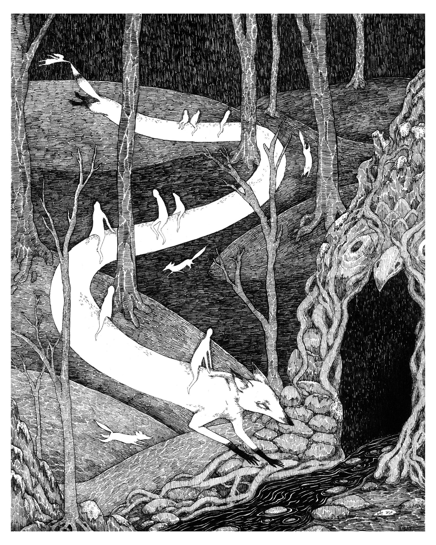 A Guide For Lost Souls - 8x10" Print