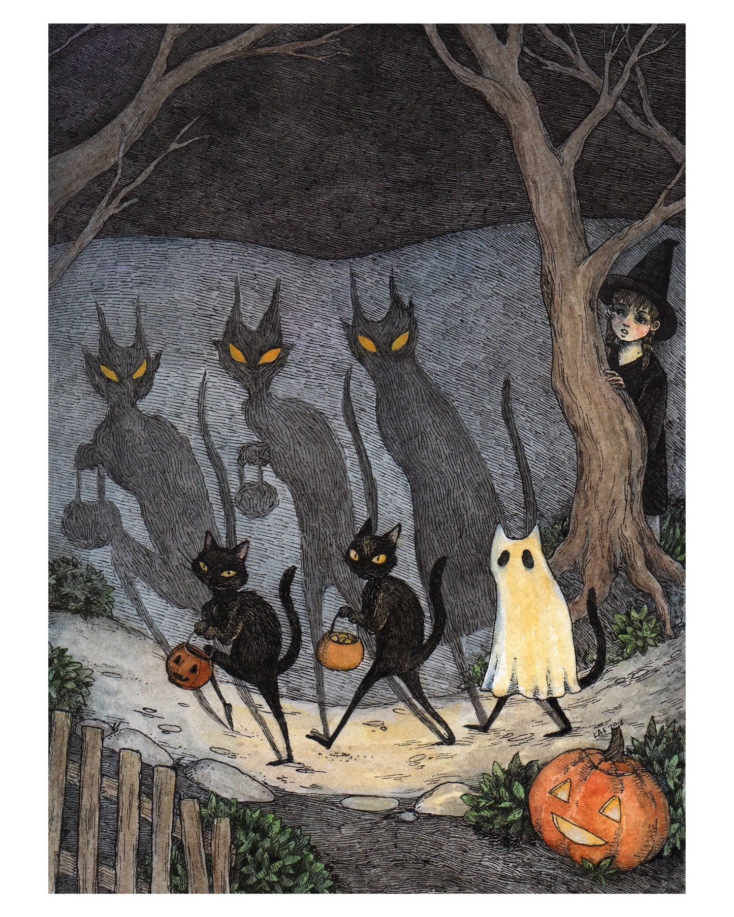 The Bad Luck Gang - 8x10" print