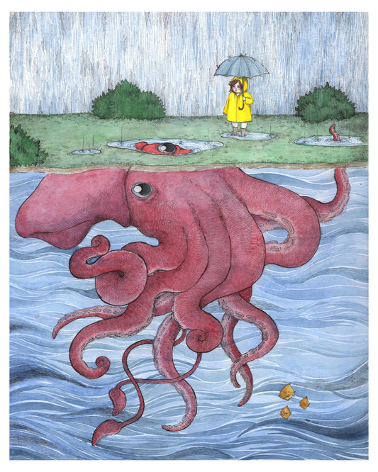 Some Puddles Are Deeper Than Others - 8x10" Print