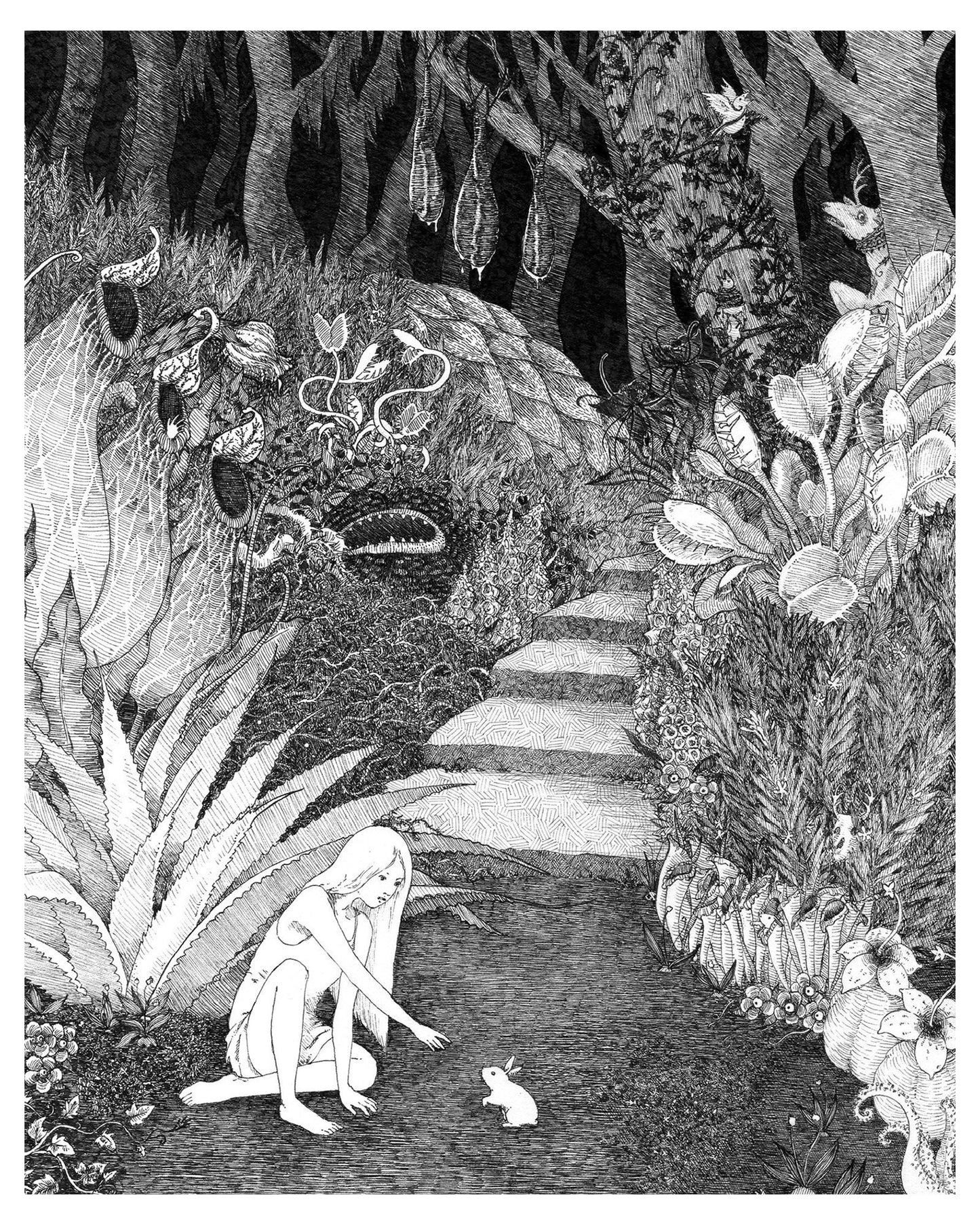 The Contrary Garden - 8x10" Print