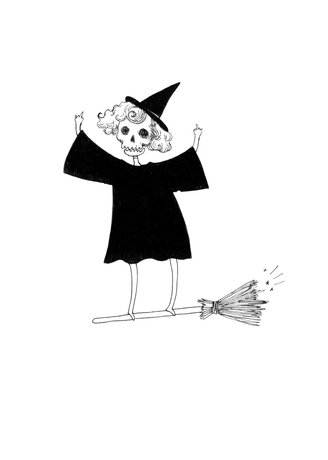 Bad Witch - 5x7" Print