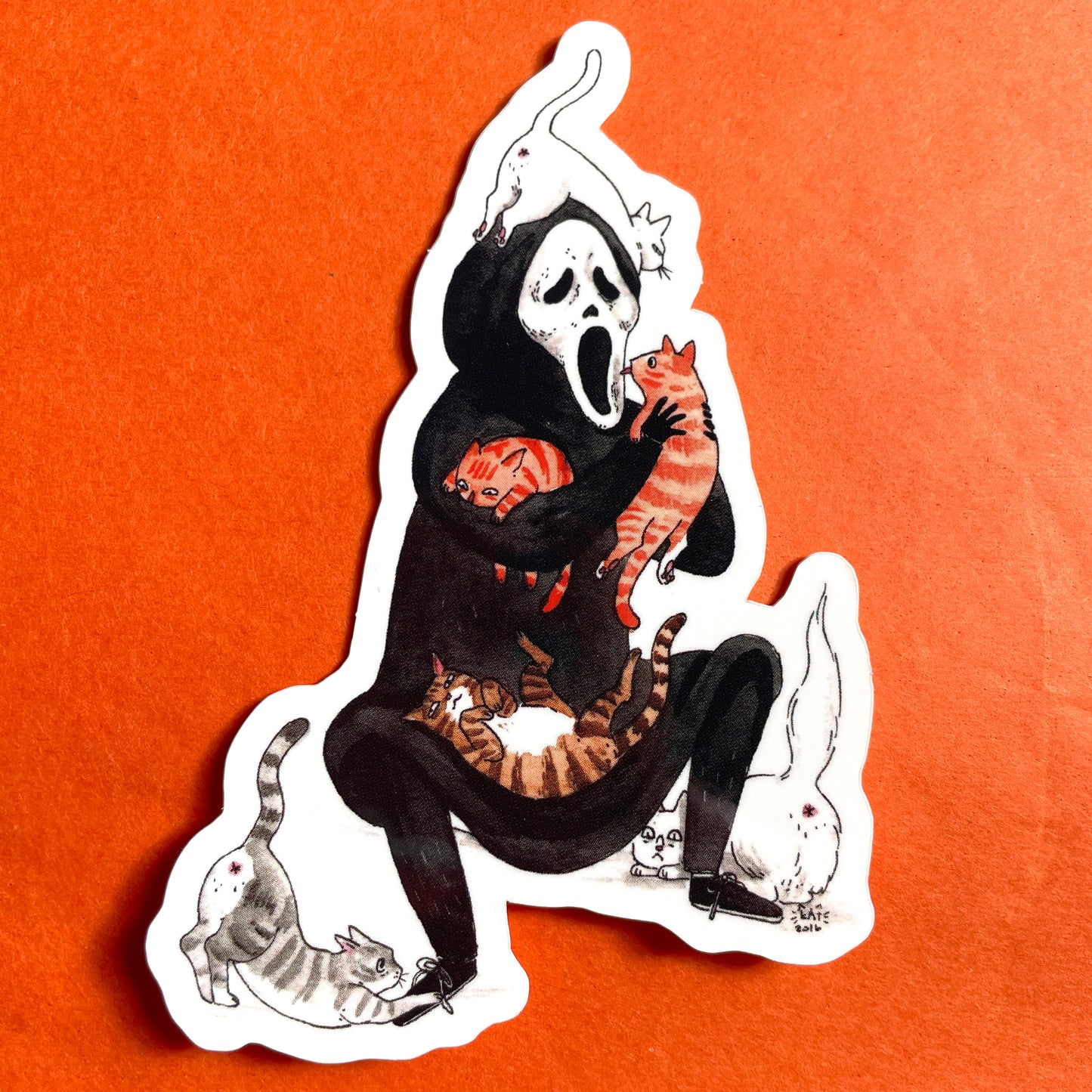 Screams and Purrs 3" Horror Cats Vinyl Sticker