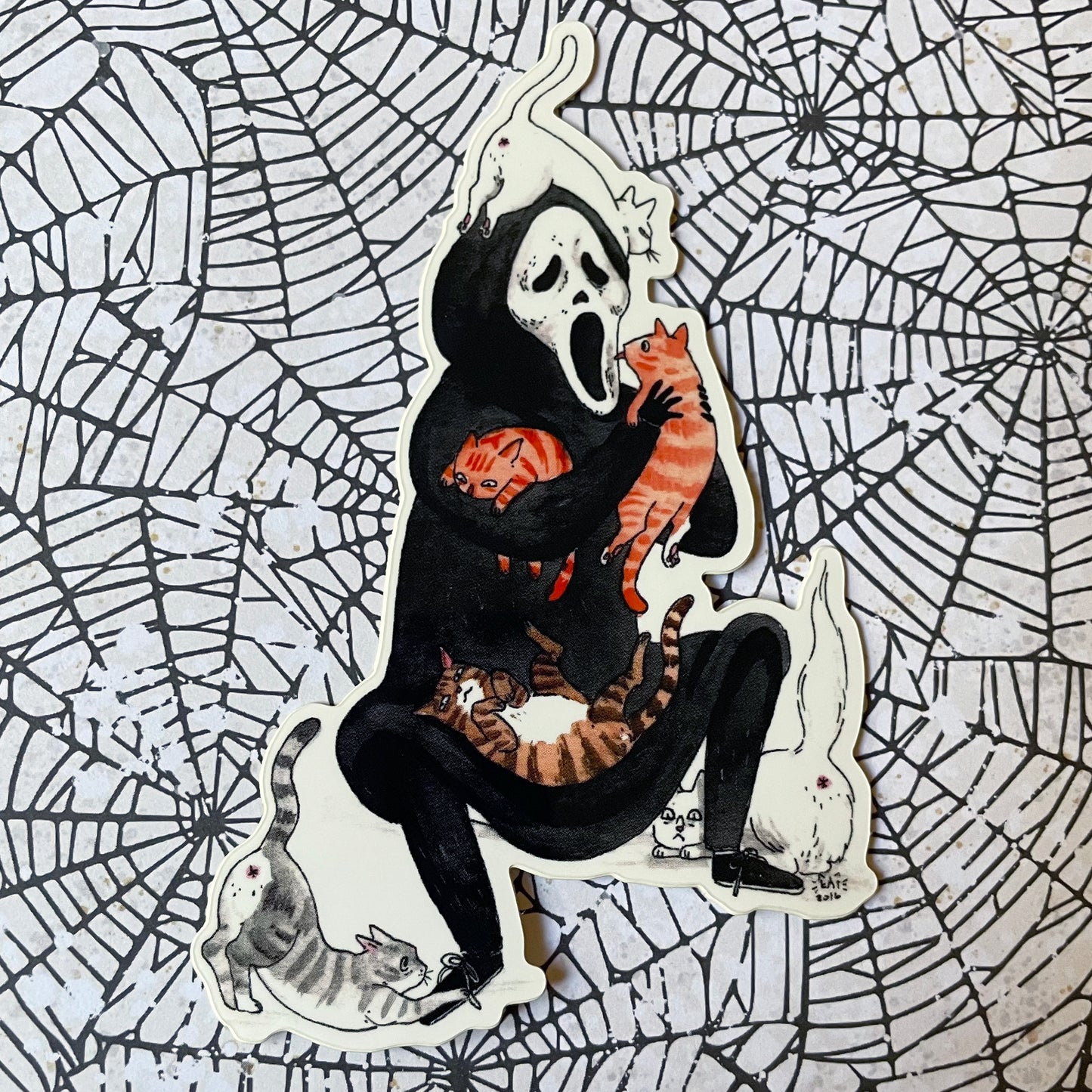 Screams and Purrs 3" Horror Cats Vinyl Sticker