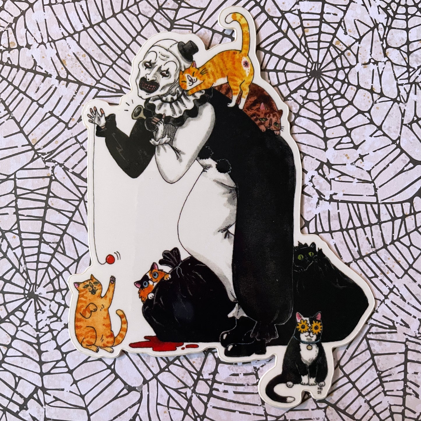 Terrifurrer 3" Clown Vinyl Sticker