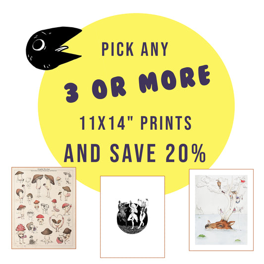 Any THREE or more 11x14" prints - save 20%