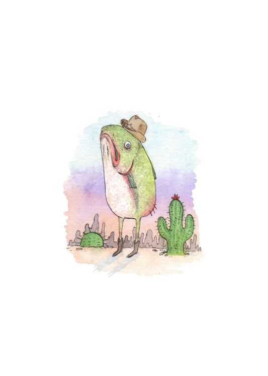 Lil Cowpoke - 5x7" Print