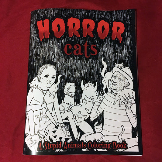 Horror Cats Coloring Book
