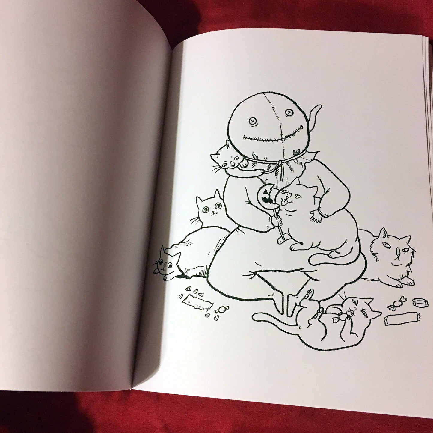 Horror Cats Coloring Book