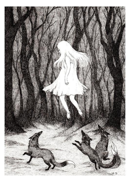 Ghost Stories Told by Foxes - 5x7" Print